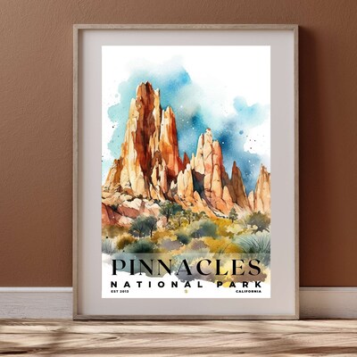 Pinnacles National Park Poster, Travel Art, Office Poster, Home Decor | S4 - image4